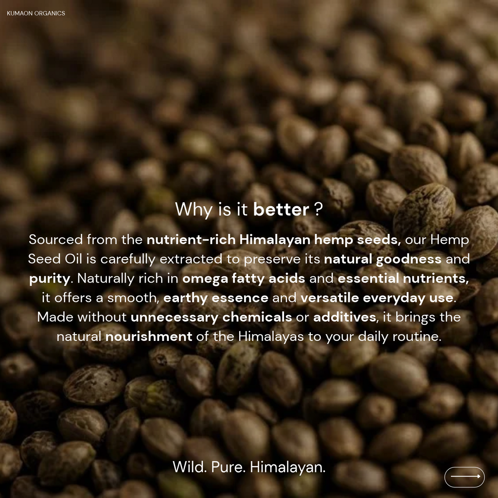 Raw Himalayan Hemp Seed Oil